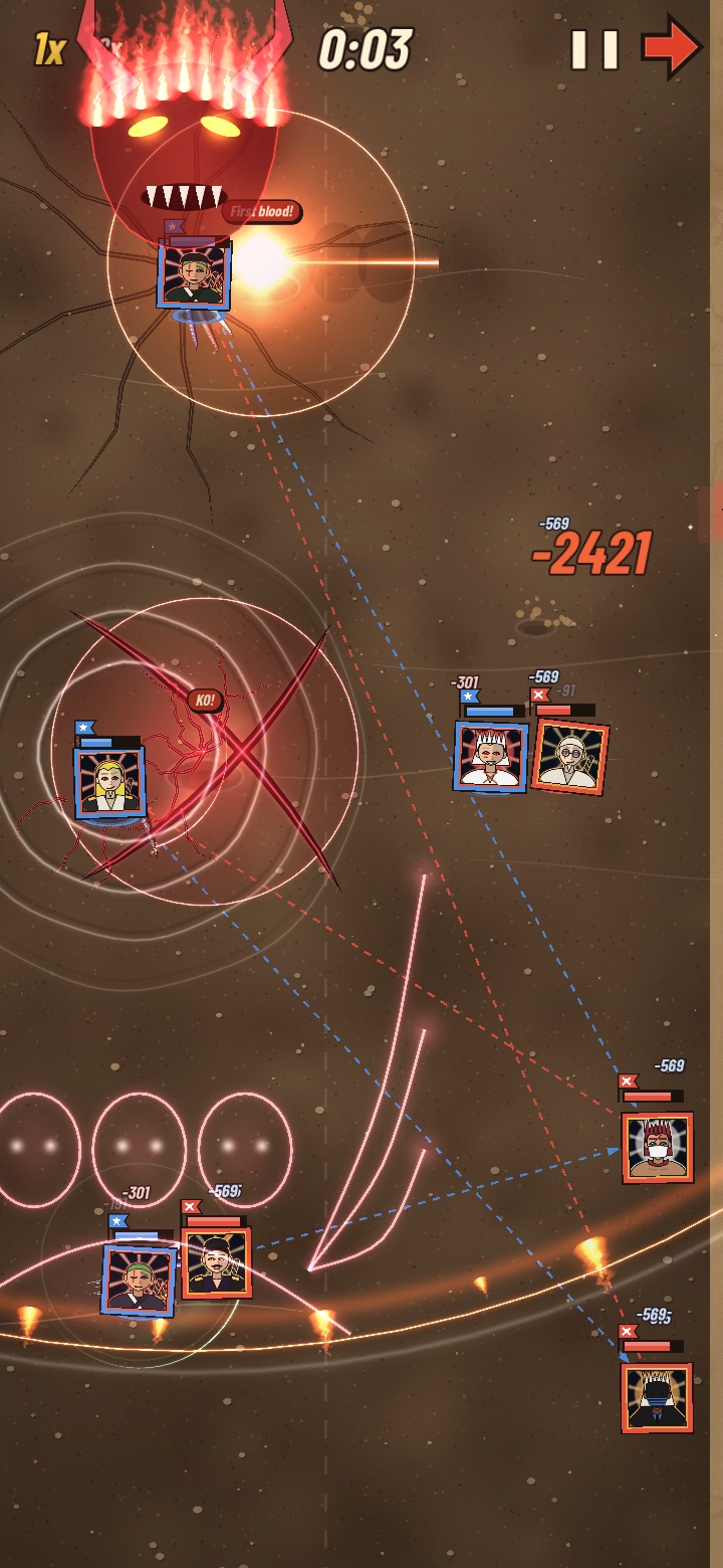 A battle: an ultimate lands