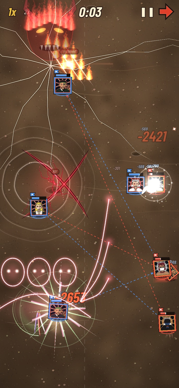 A battle at full tilt